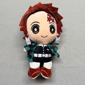 Tanjiro Kamado Plush Doll Demon Slayer Kimetsu no Yaiba Chibi Anime Figure Toy 8